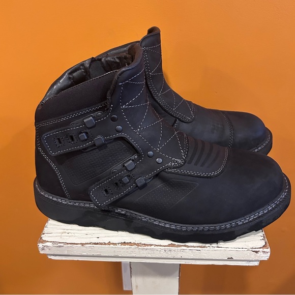 ICON El‎ Bajo2 CE motorsports Black Boots men’s size 11.5 - Picture 2 of 6
